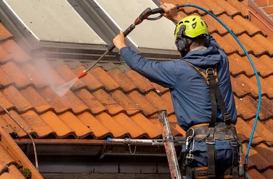 Démoussage et hydrofuge de toiture à Aghione